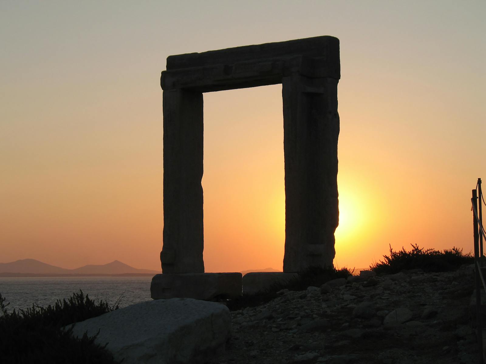 Temple of Apollo during Sunset, Naxos