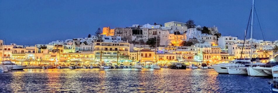 Naxos by night